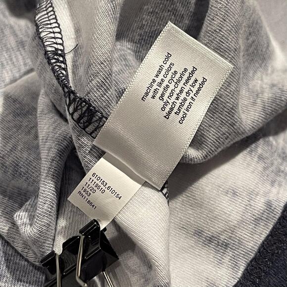 NWT Lane Bryant Womens Top 3/4 Sleeve Tie Dye Crewneck Blue White Plus 18/20 DX - Picture 5 of 6